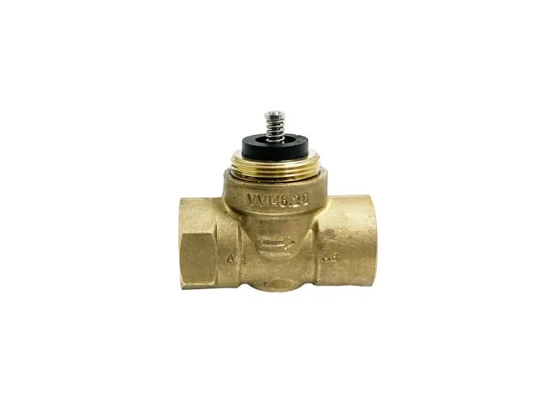 3 Wire Standard Internal Thread Brass Air Conditioner Motorized Water Valve Two-way Electric Valve