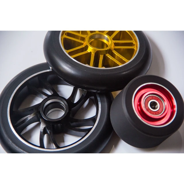 metal core pu wheel for pro scooter, pro stunt scooter pu wheel, roller pu wheel make by metal hub