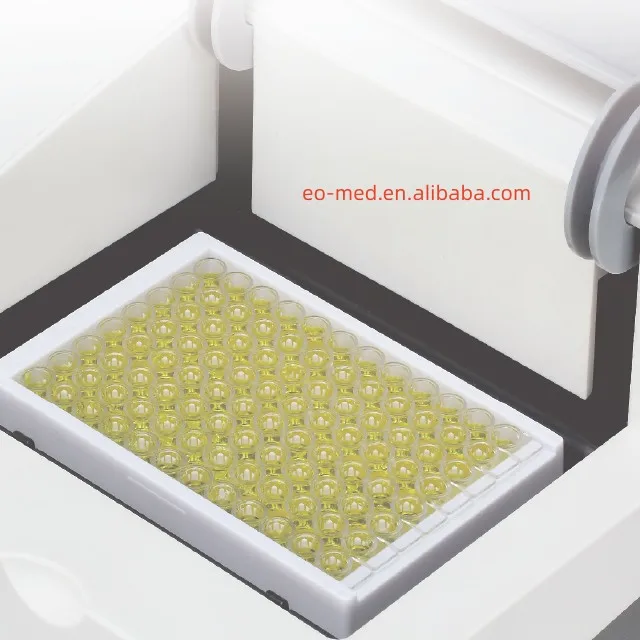 High Quality Hospital Laboratory Elisa Detector Machine Microplate Reader With Bichromatic And 8-Channel Optical System EM21