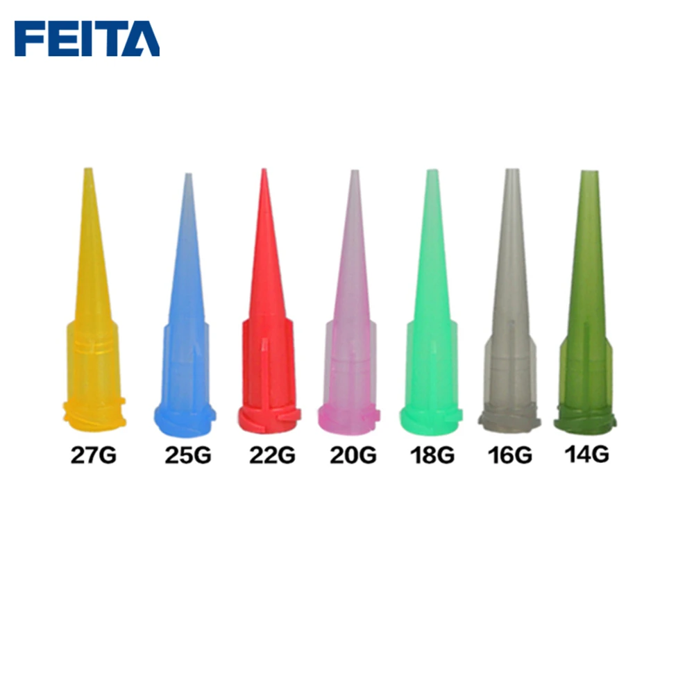 TT Glue Dispensing Needle/Wholesale 14-27G Liquid Dispenser Needles Plastic Tapered Tips