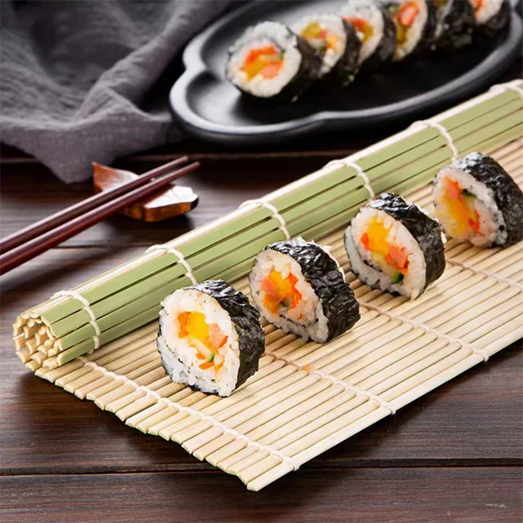 Wholesale Good Quality Eco-friendly Food Safe Sushi Bamboo Mat Maker Roll