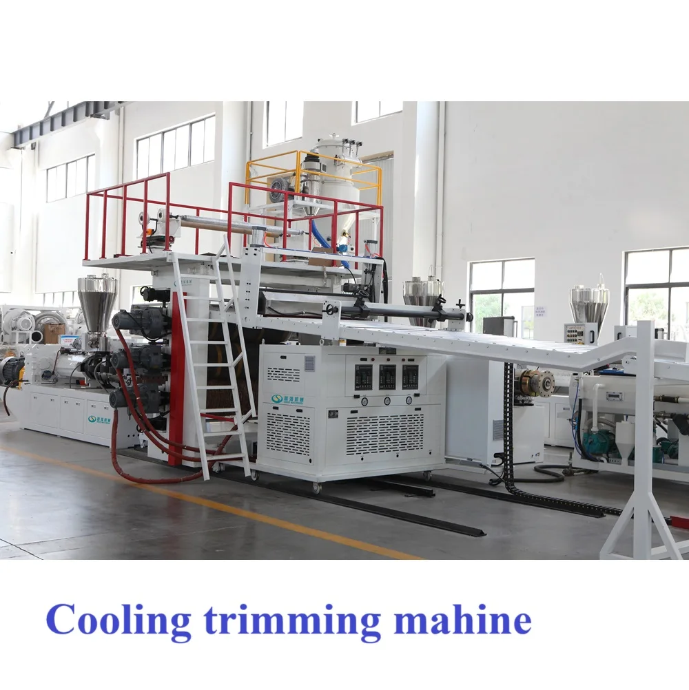 industry automatic PVC artificial marble making machine corner profile machine line