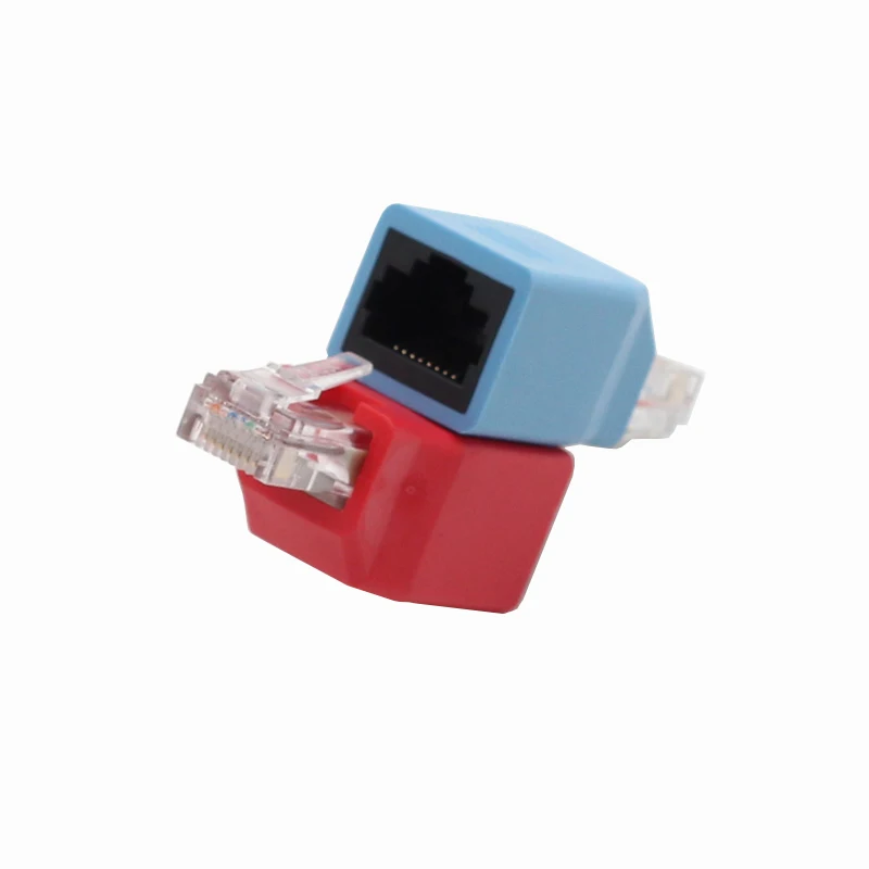 Консольный адаптер с роликом для RJ45 Ethernet кабеля от мужчин до женщин высокого