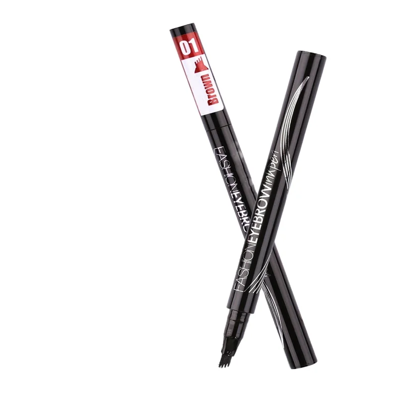 Hot Selling 6 Colors Make Your Own Logo Eyebrow Pencil Tattoo Waterproof Long Lasting Permanent Liquid Eyebrow Pen