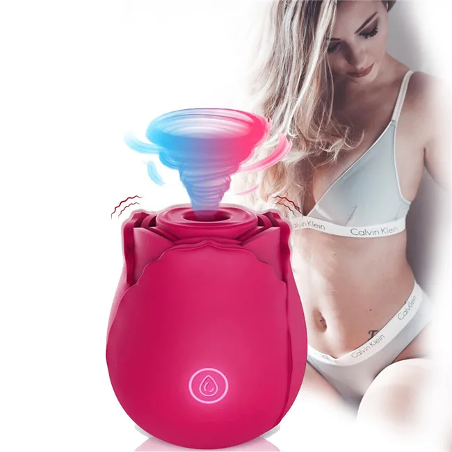 Tongue Sucking Shape Egg Wireless Clitoral  Vibrating Clitorial Cibrator Clot Sex Toys Adorime Red Rose Vibrator for Nipple