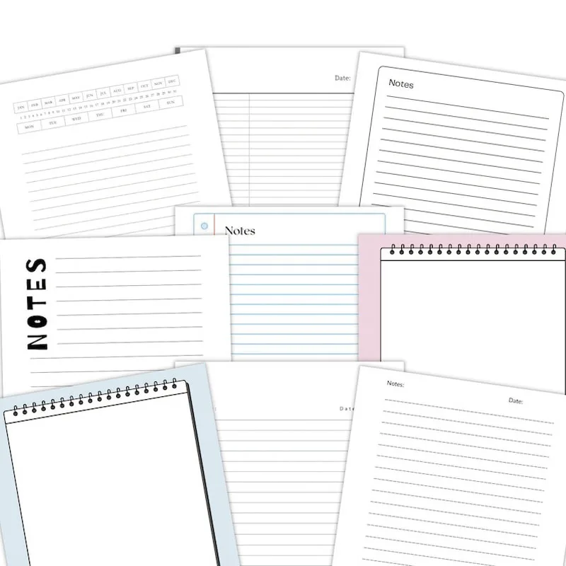 Custom printing Designable pu leather fabric fancy paper prayer journal Christian planner bible notebook notepad