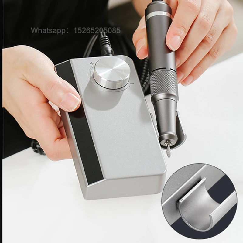 2024 Rechargeable 35000RPM Nail Drill Portable E-File with Long Life Battery Electric Tool for False Nail Extension Nail Gel