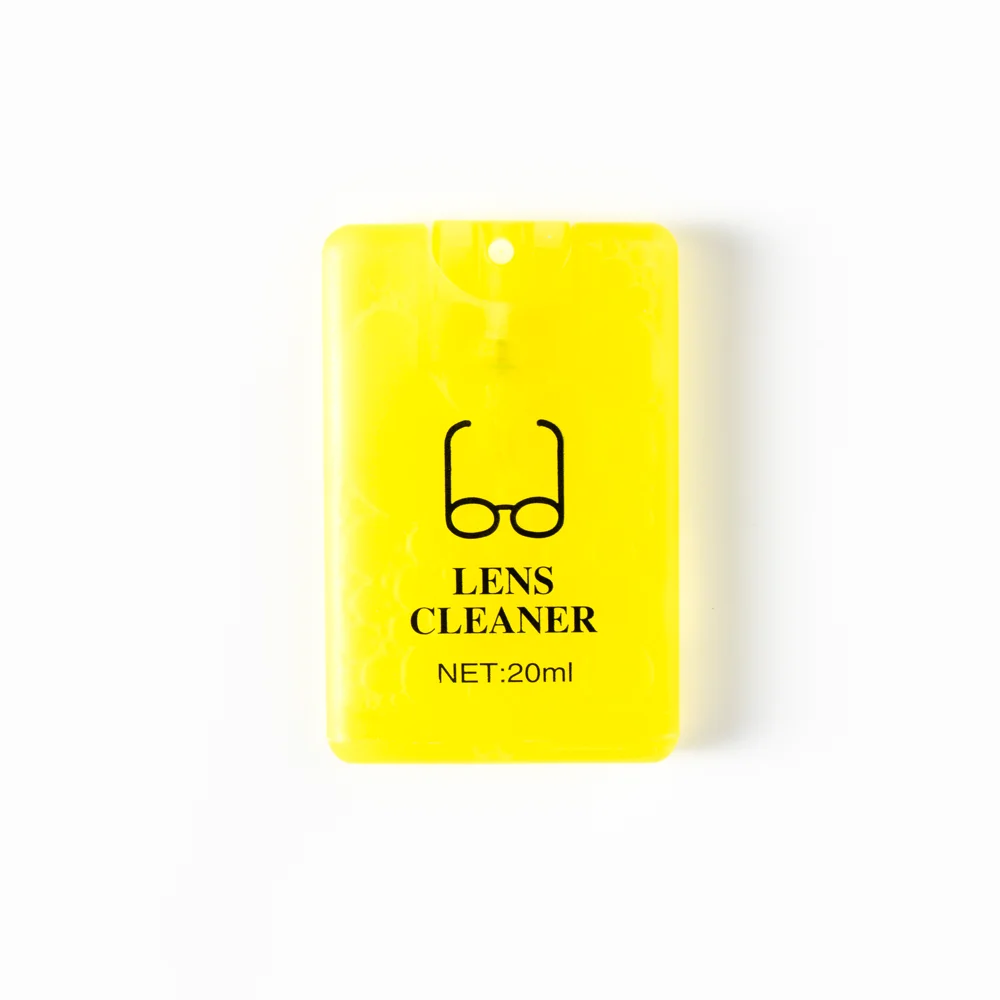 Factory price anti fog card bottle optical cleaning spray