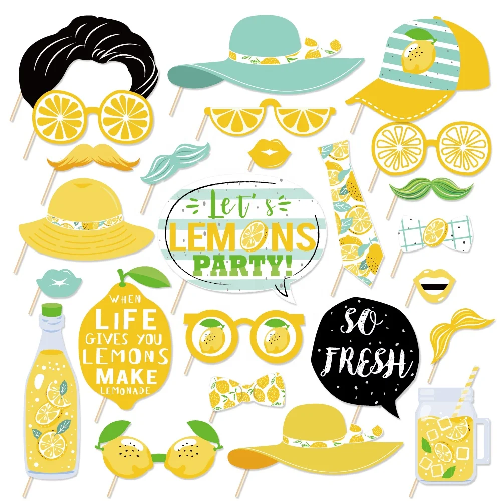 22Pcs Hot Sale Pirate Birthday Party Decor Photo Booth Props