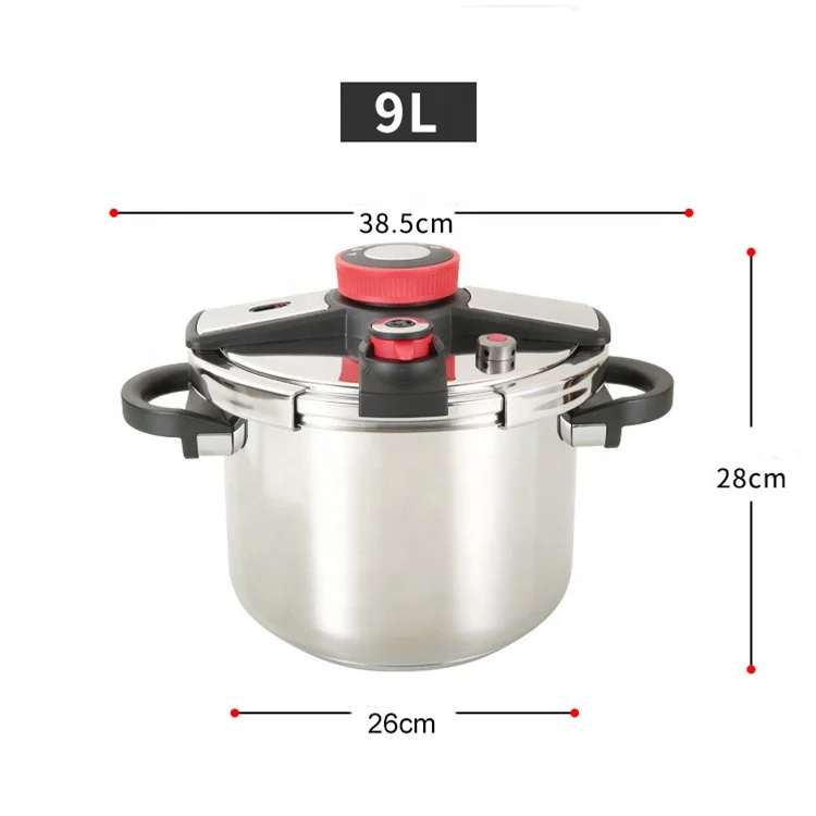 304  stainless steel pressure cooker Rotating open and close high quality pressure cooker