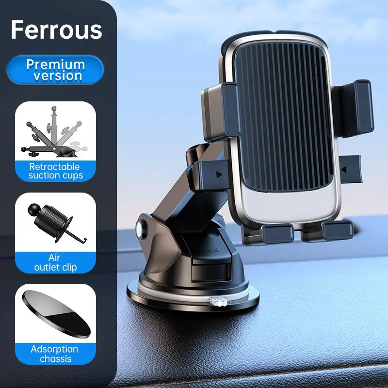 Hot Sale Car Multiple Mobile Mount Phone Accessories Universal Windshield Mount Dashboard Phone Holder For Iphone Smartphone