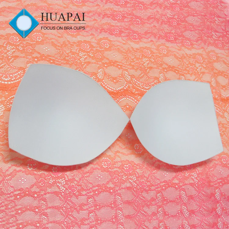 Pass OEKO TEX recycle fabric bra pad Factory price wholesale molded Sports Bra foam cup