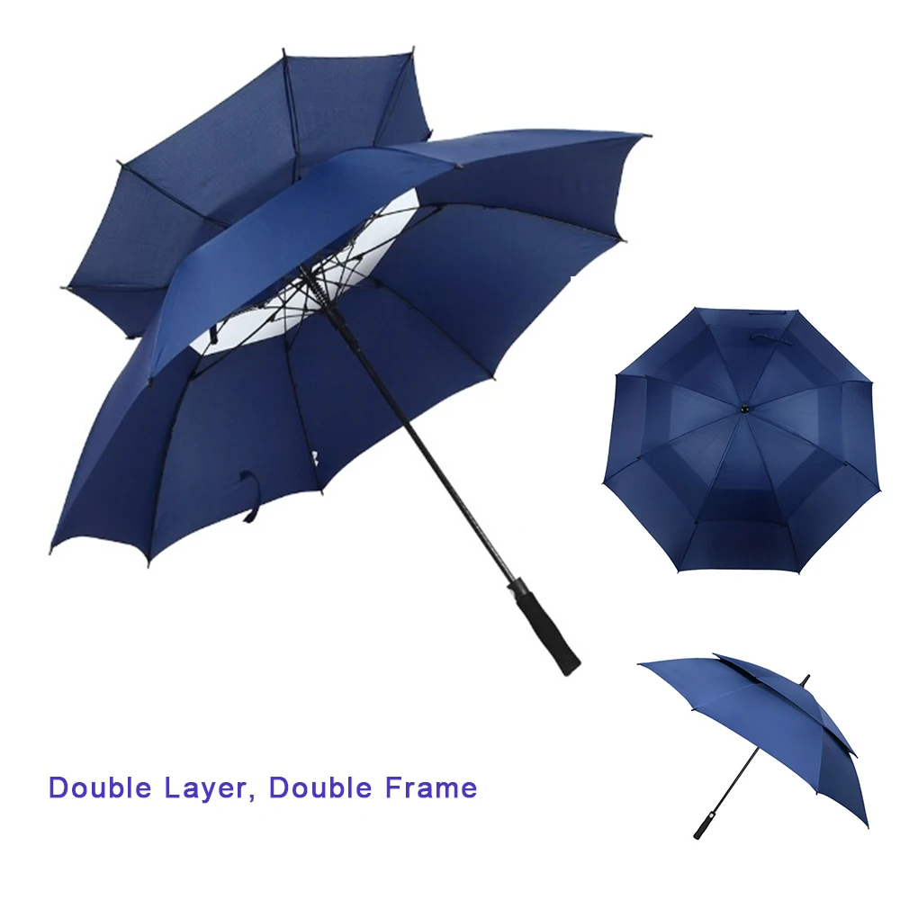 Promotional Windproof Custom Cheap Luxury Golf Umbrella Parapluie With Logo Printing