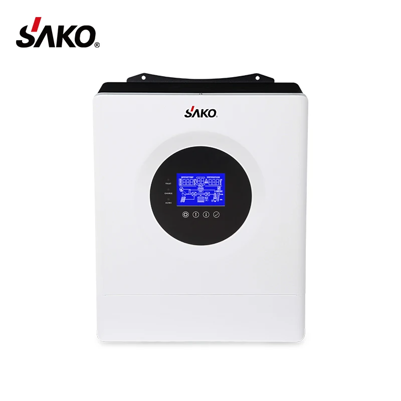 Sako Custom Single Split Phase On Off Grid 48V 8000W Dc To Ac Power Pure Sine Wave Inverter For Home 8Kw Hybrid Solar Inverter