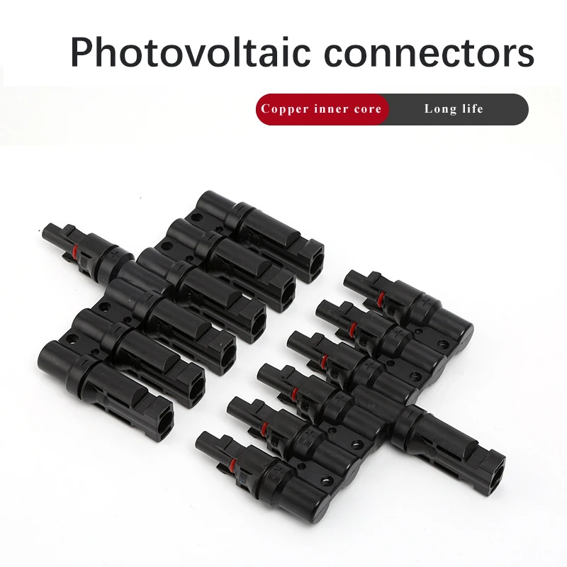 Qibu Seven-way Photovoltaic Connector wiring head One To Six Photovoltaic Power Generation System Male And Female Pv Connectors