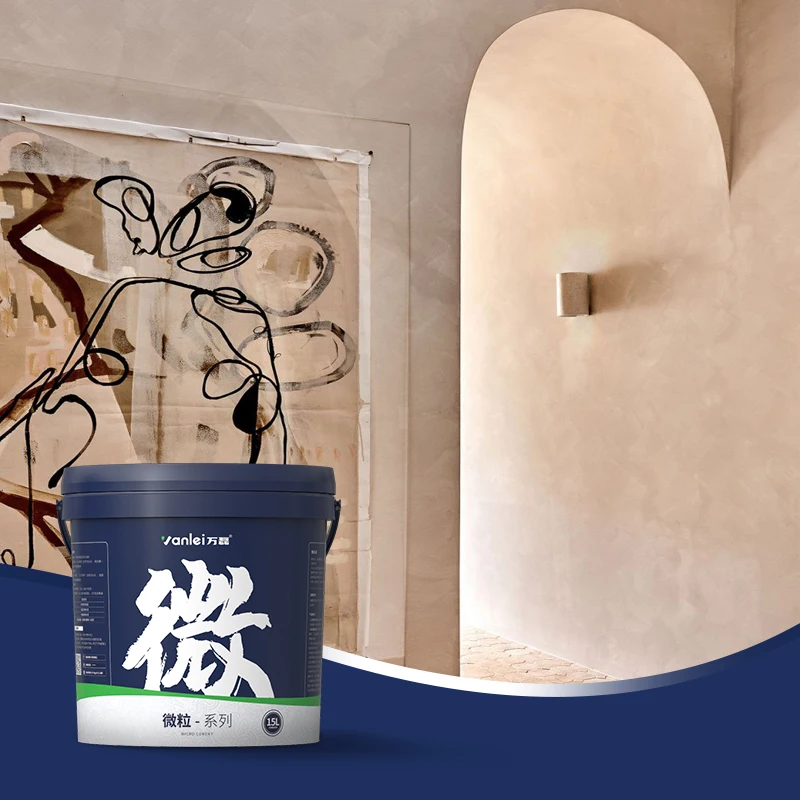 Wanlei Foshan Microcement Paint Factory Direct Supply Cost Effective Microcement Resin Coating Building