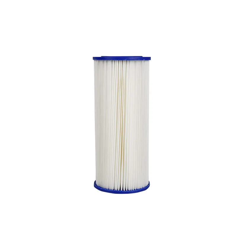 10' Pleated PP Filter Cartridge Washable 10 microns 20 microns PE Sediment Polyester Filter Cartridge