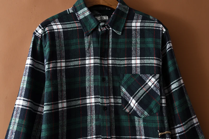 Мужская Фланелевая рубашка с начесом, повседневная клетчатая рубашка в клетку, с длинным рукавом, в стиле кэжуал, для лета, 24 цвета