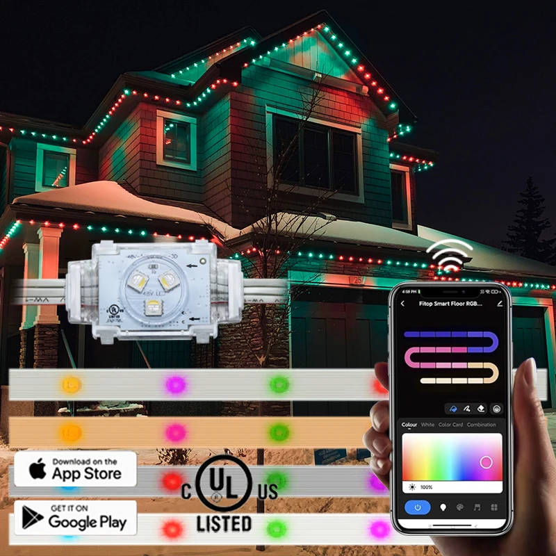 Светодиодные Рождественские огни 48 В