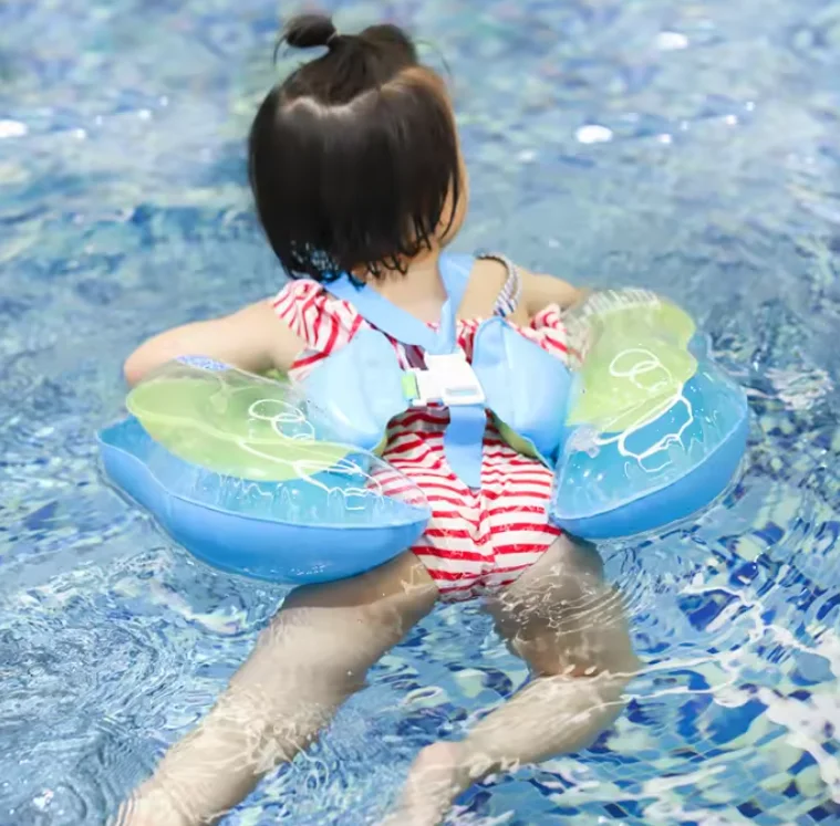 Safe Free Swimming Inflatable Kids Swimming Float Outdoor Indoor Baby Swimming Float With Canopy