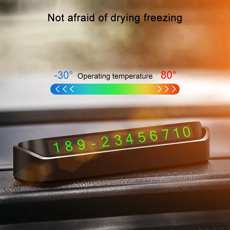 
Ersan Phone Number In Car Parking License Plate Temporary Stop Sign Temporary Car Parking Card Phone Number Card Plate 