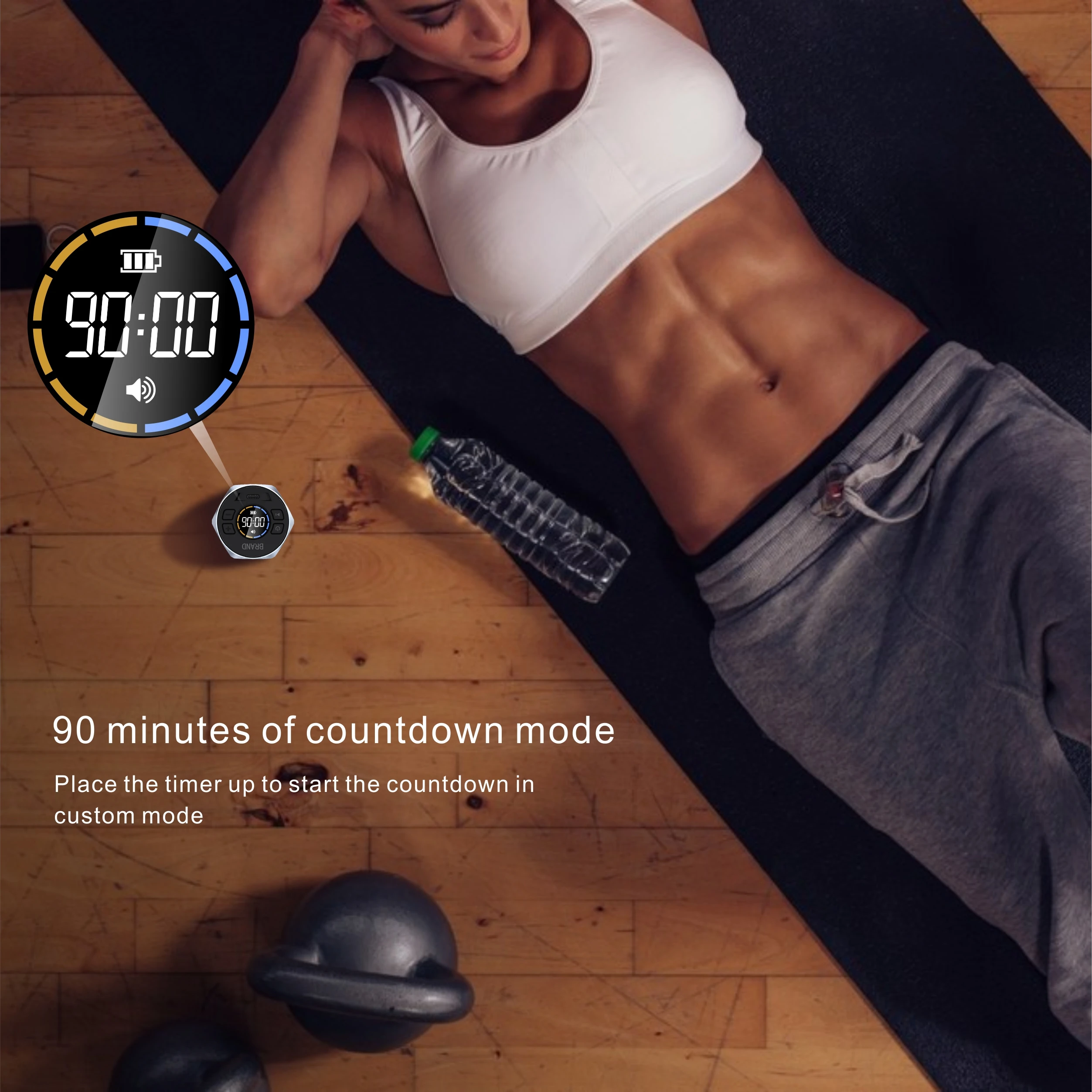 Самые модные мини часы обратный отсчет секундомер портативный интервал таймер для дома тренажерного зала