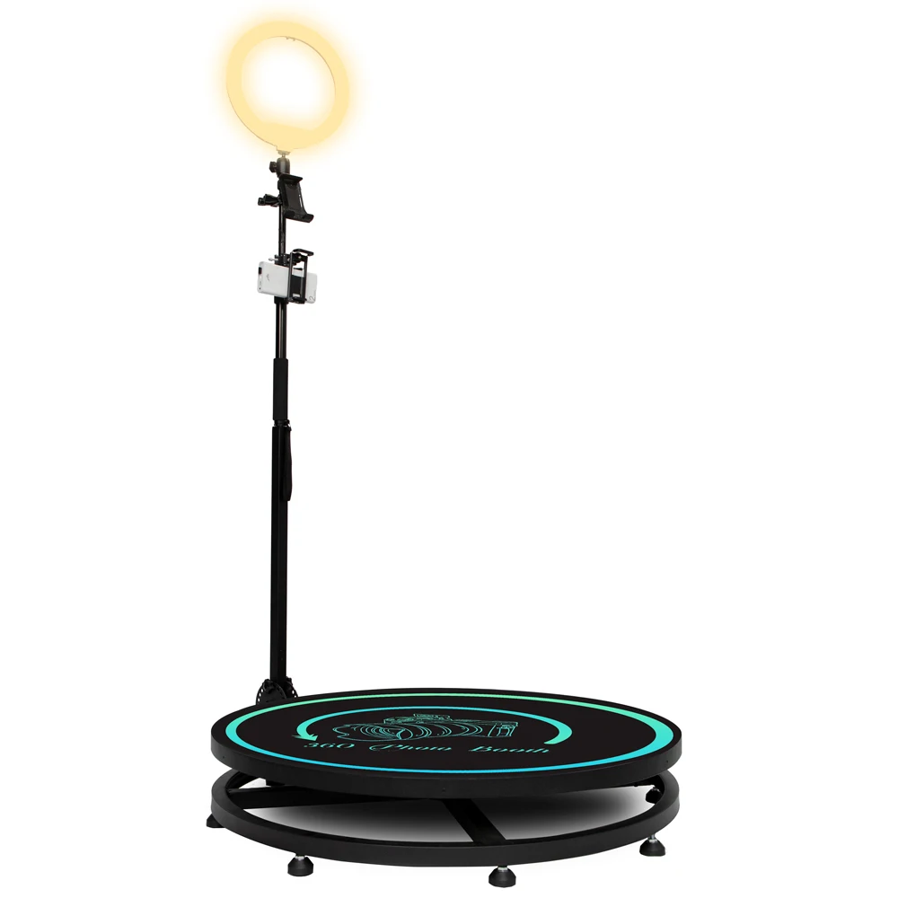 100cm dia factory price  custom logo 360 photo booth automatic