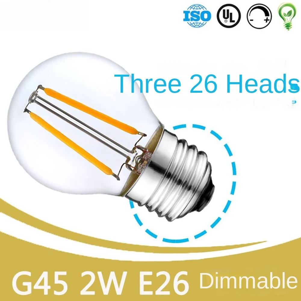 High Decorative Led Light bulb High Quality Clear Led Long Filament Bulb Certified Edison Light Bulb LED Filament Vintage Desk