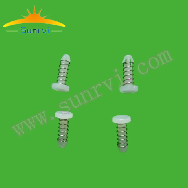 plastic Insulating push fan snap head rivet  for hot sale High quality HSR-17.6 PA66 clock pin fan spring snap rivet