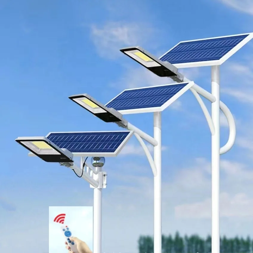SOLAR POWERED Street Lights Manufacturer Price Aluminum Waterproof Ip67 60w100w200w300w400w500w Rural Areas Solar LED Lamps