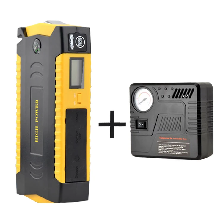 12V Auto Jump Starter 69800mah Multifunction Power Bank box for Emergency with Air Compressor