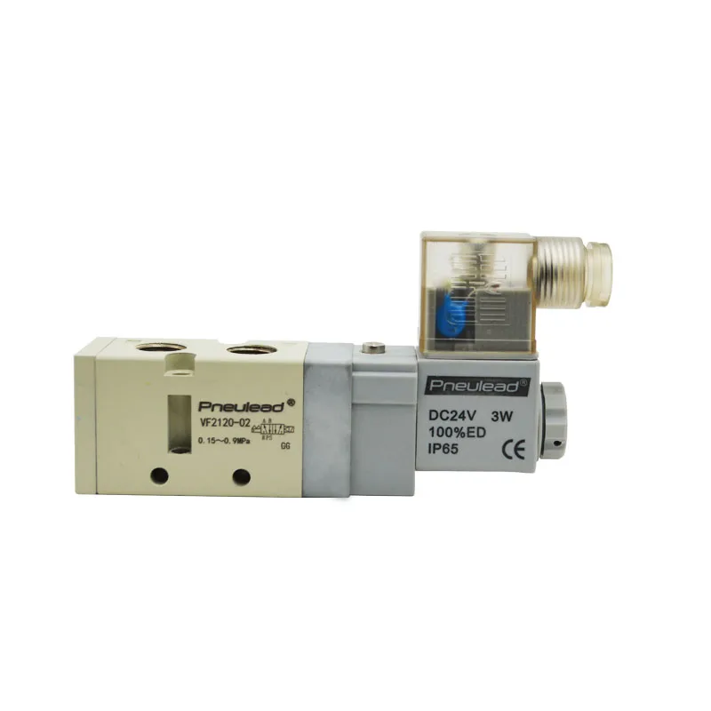 VF series 2 position 5 ports solenoid valve pneumatic valve