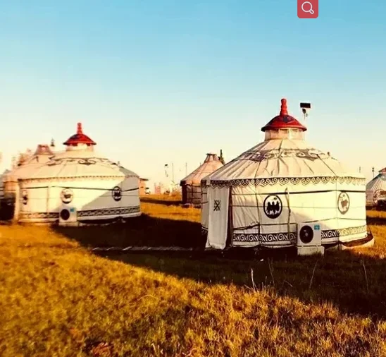 Ger Yurt Accommodation Nomadic Party Using Mongolian Yurt