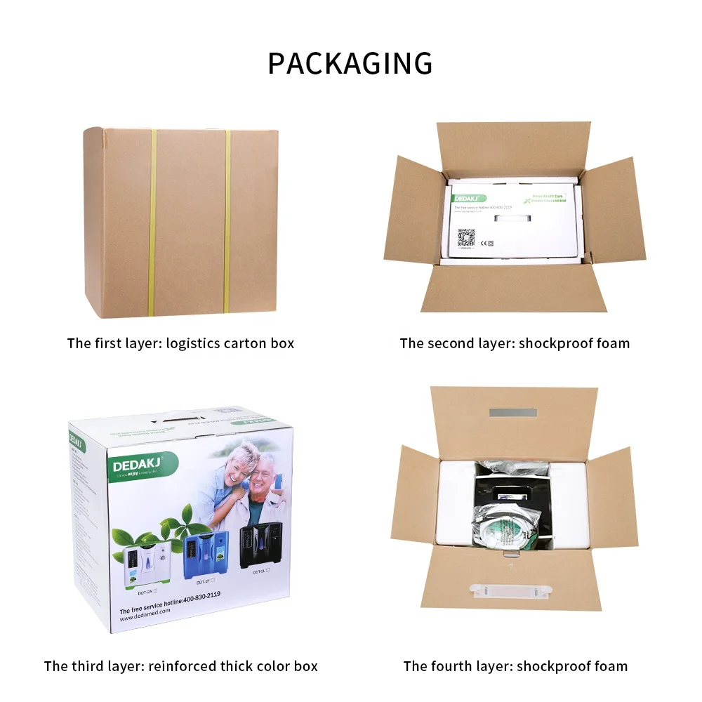 DEDAKJ Portable Small Mini Oxygen Concentrator Price Portable Oxygen Concentrated Machine