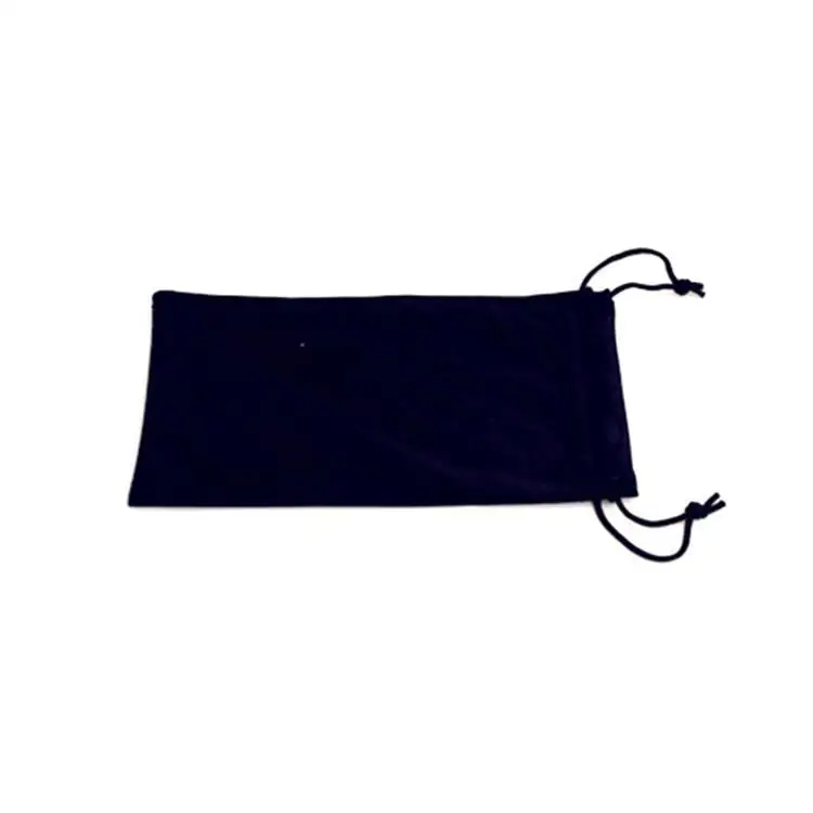 Sunglasses Bag Black Sunglasses Bag Portable Drawstring Pocket Black Glasses Bag