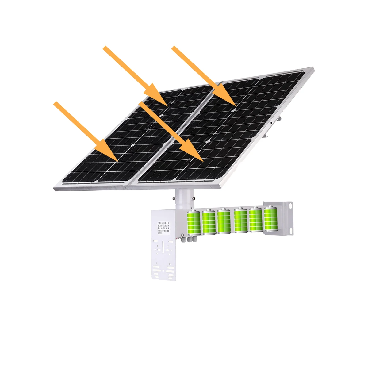 Compare zemu DC12V Smart Surveillance Solar Energy System 80W 40Ah 444WH Solar Panels Kit For Home CCTV Camera And IoT Devices