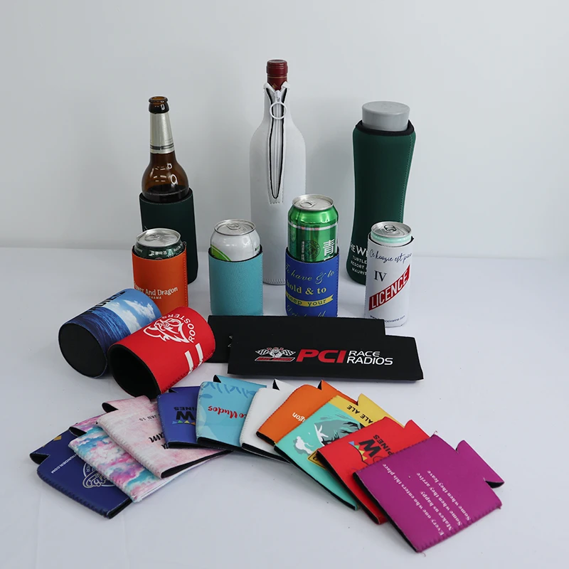 Advertising Cheap Magnetic Neoprene Floating Can Cooler Stubby Holder And Lighter Holder