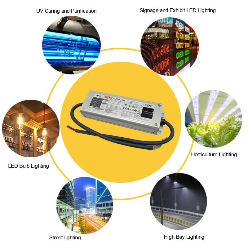 Meanwell HVG-320-24A 24v led driver mean well switching power supply 320W