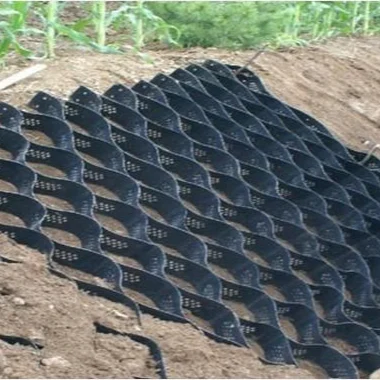  HDPE geocell цена Черный дорожный гравий сетка hdpe сотовый
