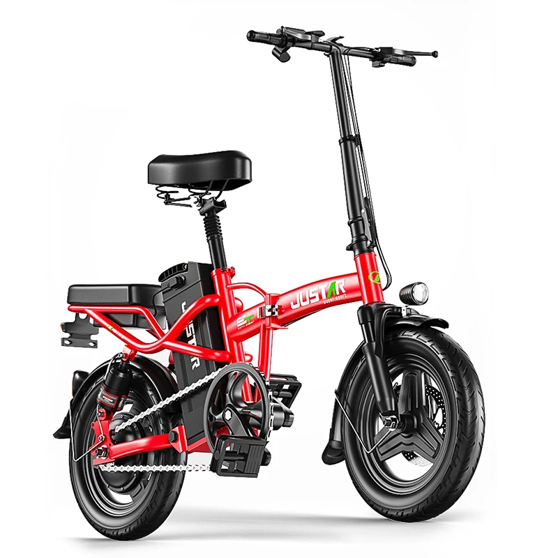 Толстые шины 14 дюймов мини портативные толстые литиевые велосипеды маленькие дешевые электрические складные