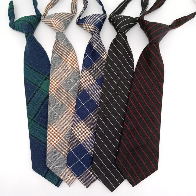 
 Студенческий хлопковый модный галстук с узором для детей  