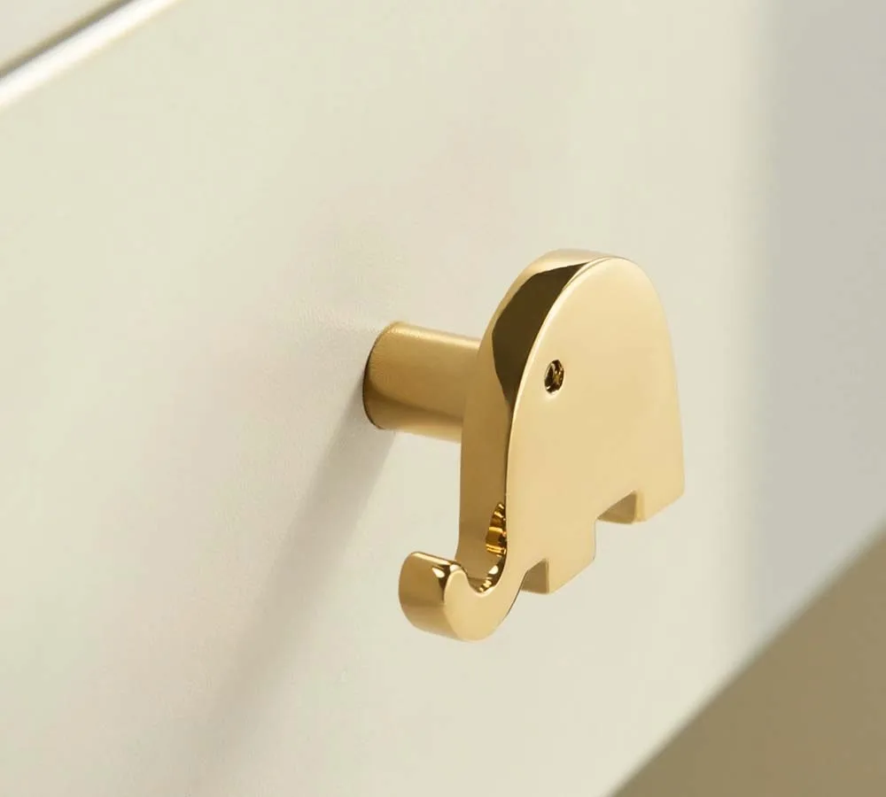 Симпатичная дизайнерская ручка для шкафа, твердая латунная ручка для кухни, ручка для шкафа для детской комнаты