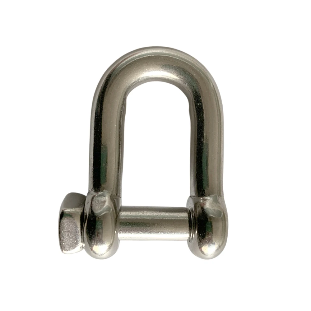 Stainless Steel Dee shackle Square Pin