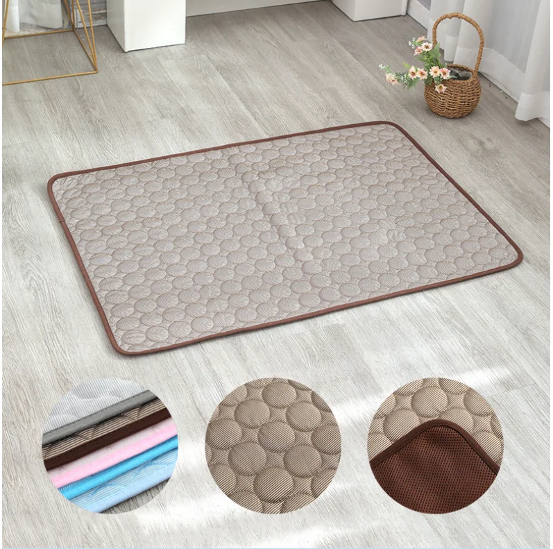 synthetic ice cooling pad mat for pet dogs cooling mat ice mat cushion nest portable vinyl dog pad