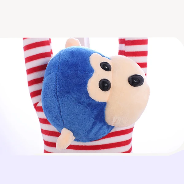 Cute Animal Striped Monkey Stuffed Plush Toys for Children Baby Soft Gibbon Sleep Pillow Dolls Wedding Curtain Accessories