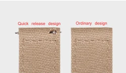 Durable cotton fabric watch straps quick release canvas watch bands with metal eyes on the holes