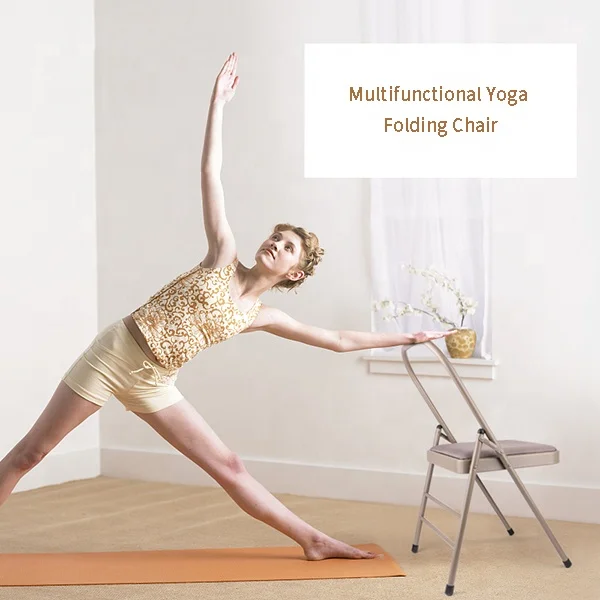 Вспомогательный Инструмент для йоги, опт, металлический складной стул для йоги Iyengar