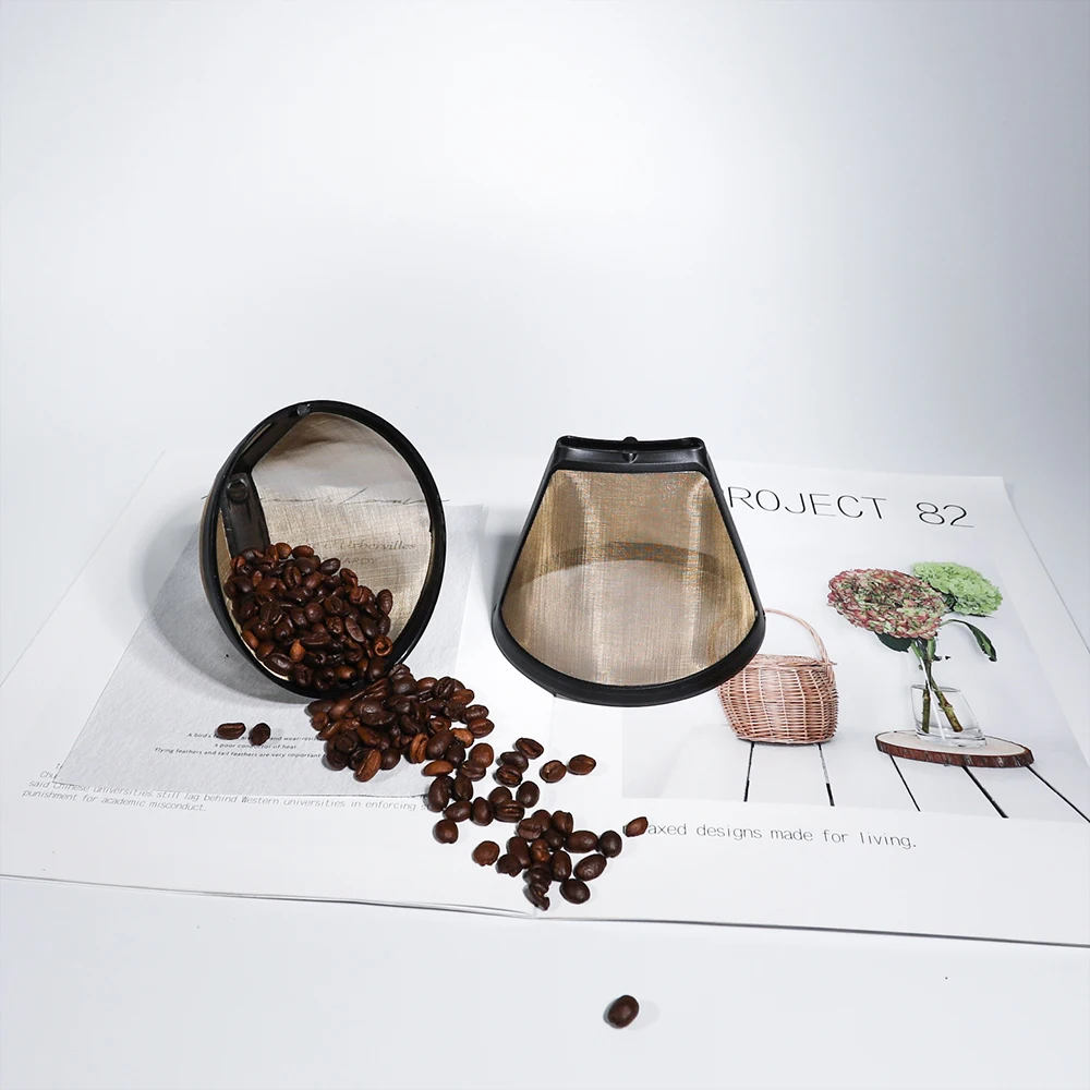 Tea and coffee tools new fashion permanent coffee filter stainless steel wire mesh