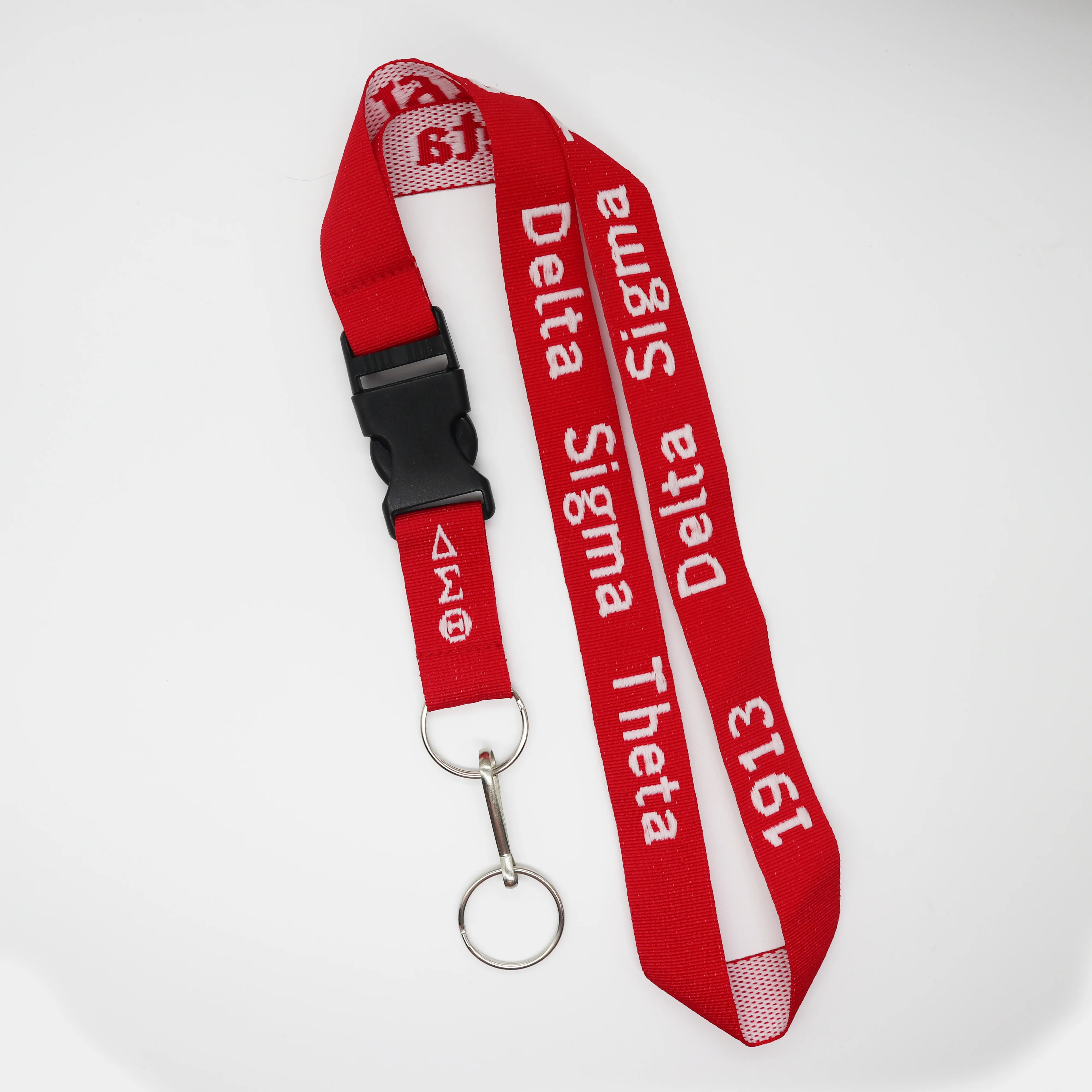 All Groups Sorority Greek Letters Woven Lanyard Sigma Gamma Rho 100 Year Embroidery Lanyard