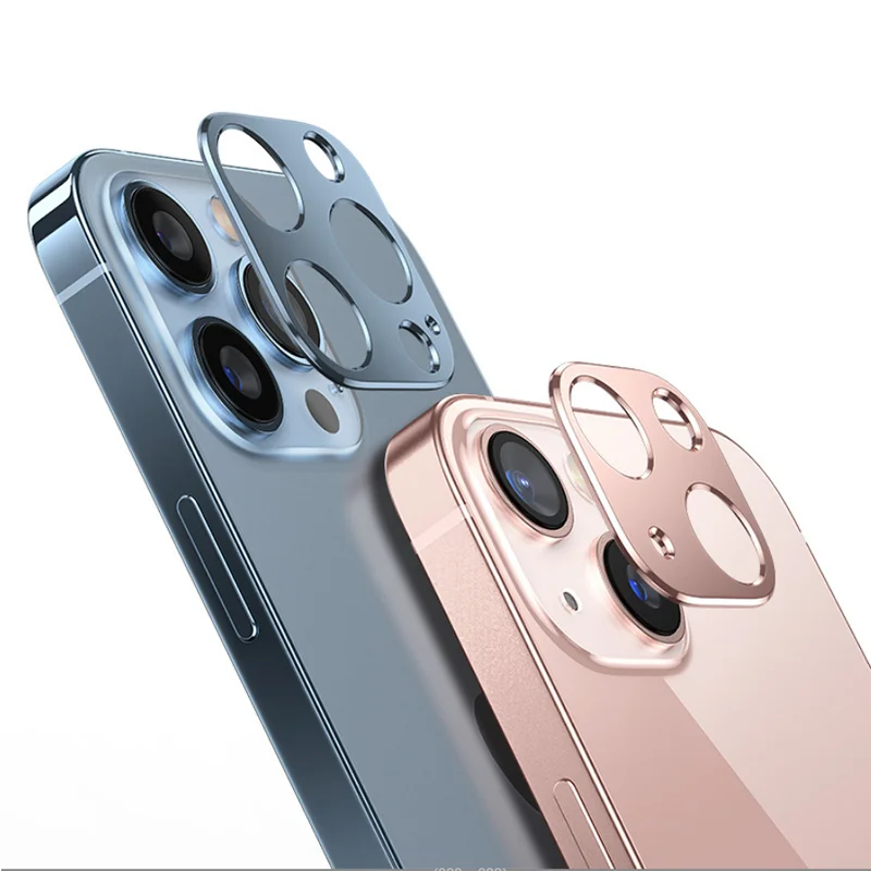 Anti-Scratch Camera Protector HD Clear with Matching Color  For Iphone 13 Pro Max Camera Lens Metal Protector